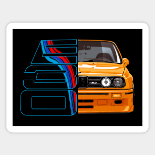 BMW M3 E30 Classic Magnet